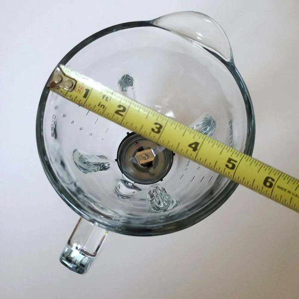 Oster 148381 Glass Replacement Blender 6 Cup Jar 1.25 L Clear w/ Blade & Gasket